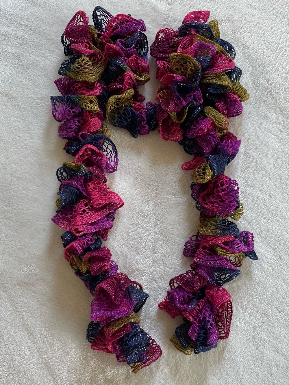 Multi Color Knitted Fashion Scarf